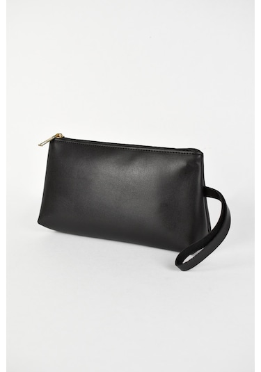 Biriz Kadın Makyaj Çantası - Siyah