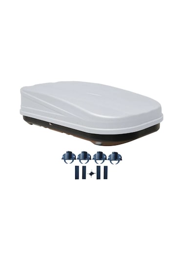 350 Litre Araç Üstü Port Bagaj Beyaz