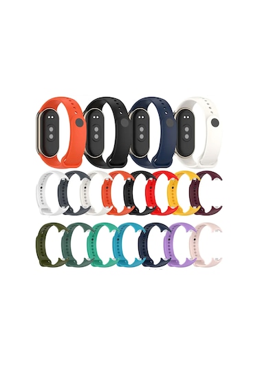 Kyver Silikon Kordon, Mi Band 8 İle Uyumlu Yumuşak Kayış