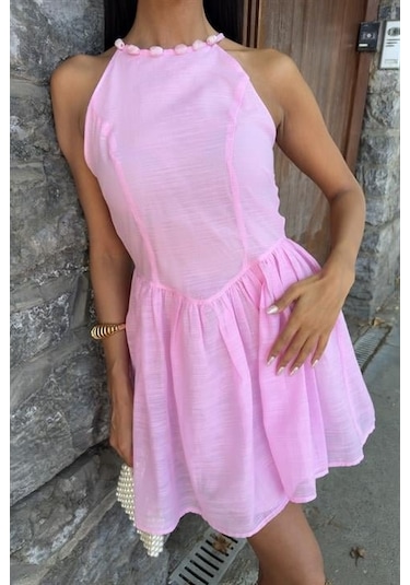 Emh Store Galezzo Mini Elbise 2908 Pembe