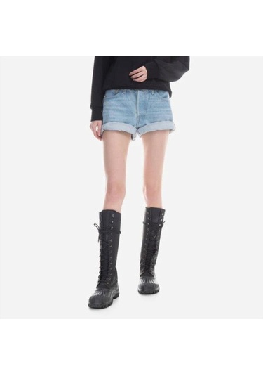 501 Kadın Kot Şort 29961-0034-5321 Mavi