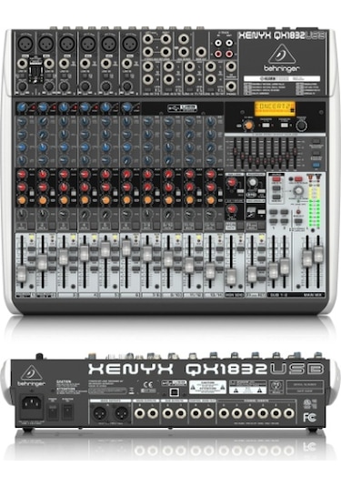 Behringer Qx-1832 Usb Mikser Çok Renkli