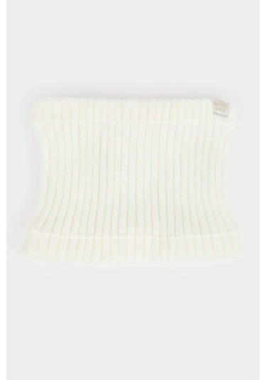 Defacto Kız Bebek İçi Polarlı Triko Boyunluk F2879a525wnwt1 Beyaz