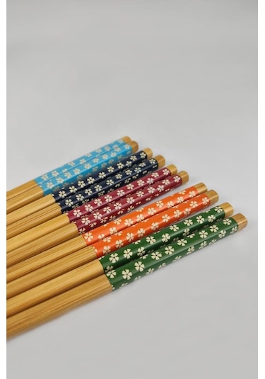 Digithome Bambu 10 Lu Chopsticks Yemek Çubuğu Seti Thn75537 - Hyt Çok Renkli