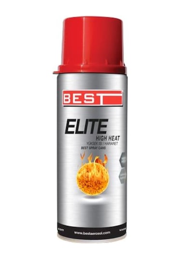 Best 600C Isıya Dayanıklı Gümüş (Gri) Sprey Boya 400 ML