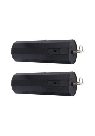 Yifomall 2'li Paket Pil İle Çalışan Döner Askı Motoru - Bahçe Dekorasyonu İçin Rüzgarsız Dönen Sistem 111 Karakter