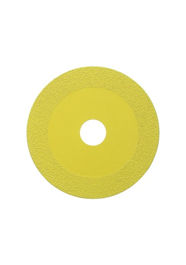 Folinda 100mm Elmas Kesme Diski - Cam, Seramik Ve Şişeler İçin - 100 Tipi Açı Taşlama Uyumlu - Ince, Çok Amaçlı Kesici Bladesi Sarı