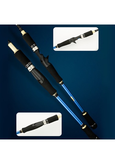 Wezone "karbon Çift Parçalı Sert Ve Hafif Olta Kamışı - 1.8m/2.1m/2.4m Seçenekleri"