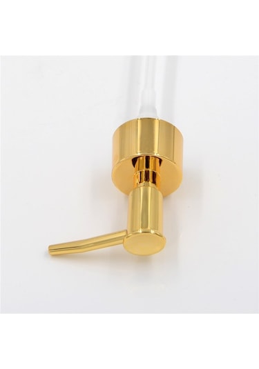 Gümüş-paslanmaz Çelik 1 Adet Sabun Pompası Sıvı Losyon Jel Dağıtıcı Yedek Kavanoz Tüp Aracı Altın Gümüş