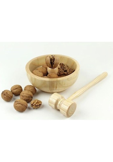 Şeker Portakalım %100 Doğal El Işçiliği Ahşap Ceviz Fındık Kıracağı Kabuklu Kuruyemiş Kıracak Tokmaklı