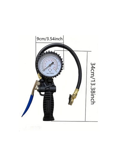 Xuweiwei Qc-16 Her Tüm Lastikler Için Mekanik Basınç Ölçer Ve Lastik Tamir Aleti