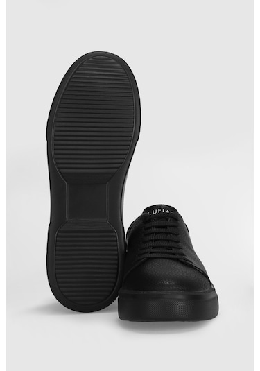 Siyah Hakiki Deri Bağcıklı Casual Ayakkabı Tommy M Siyah Siyah Hakiki Deri Bağcıklı Casual Ayakkabı Tommy M Siyah