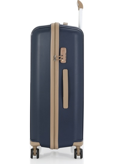 Mçs Polipropilen Valiz V305 75 Cm S18y10003375 11014 Lacivert Şampanya Çok Renkli