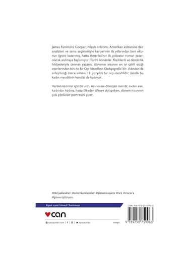 Bir Cep Mendilinin Otobiyografisi - James Fenimore Cooper - Can Yayınları