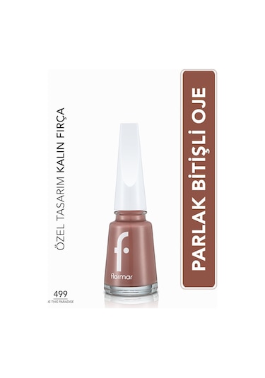 Flormar Nail Enamel Yüksek Pigmentli & Parlak Bitişli Oje Fne-499 Is Thıs Paradıse
