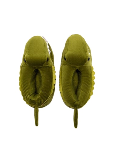 Twigy Dinos-2 EE0570 Çocuk Hayvanlı Panduf Yeşil 30/38 Çok Renkli