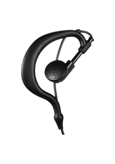 Supermarket1 Baofeng Uv-3r Kulak İçi Kulaklık + Mikrofon, Siyah, 120cm Kablo, Profesyonel 2 Yönlü Radyo Aksesuarı