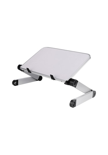 Sert Demir Gövde Dizüstü Bilgisayar Stand Masası Stand İyi Kumblasting Ve Tedavi Pürüzsüz Ve Konforlu Siyah