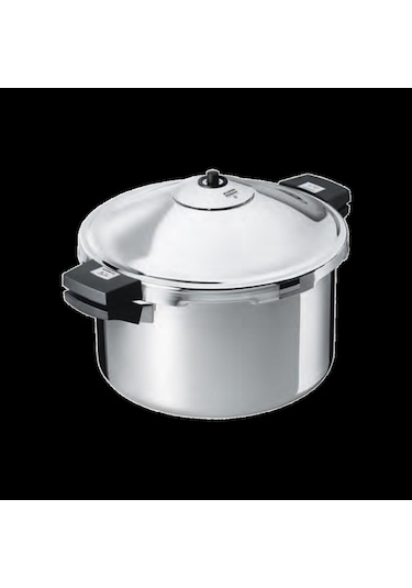 Kuhn Rikon 3018 Duromatic 8 L Inox 24 CMDüdüklü Tencere Gümüş