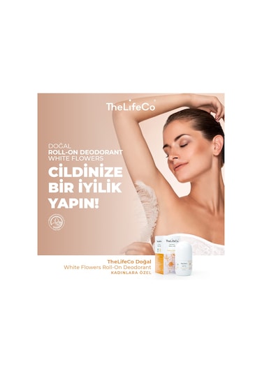 The Lifeco White Flowers Kadın Roll-On Deodorant 2 x 60 ML