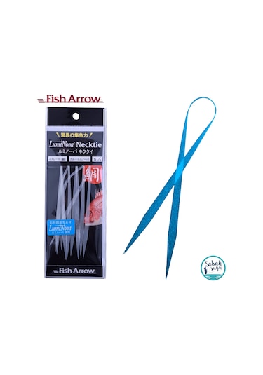 Fish Arrow Luminova Straight Nectie Blue Glow 5 Adet