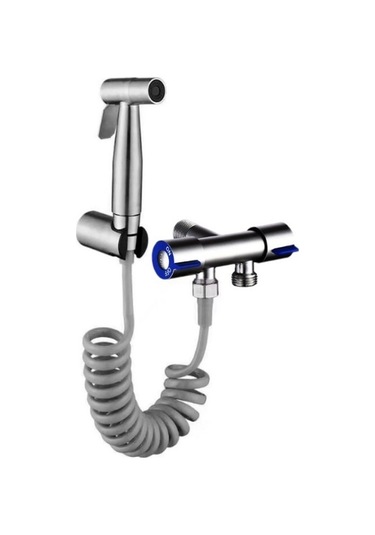 Dinosaurs 2 M. Paslanmaz Çelik Tuvalet Musluk Seti - Gümüş Altın