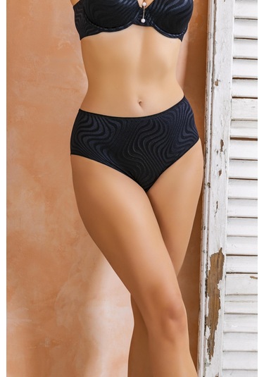 Yüksek Bel Slip Külot Siyah Mgp22071 Siyah