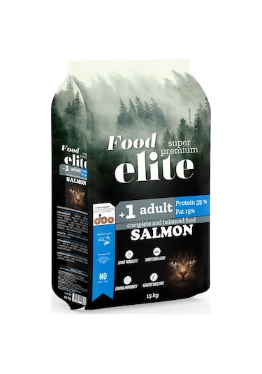 Food Elite Somonlu Kedi Maması 15 KG