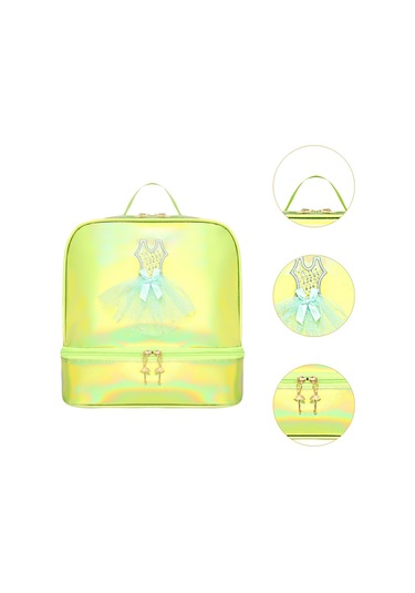 Suntek Bale Dans Sırt Çantası Günlük Spor Jimnastiği Için Yeşil