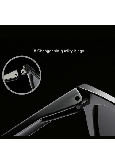 Cbtx Plastik Uv 400 Unisex Güneş Gözlüğü Siyah - Sarı