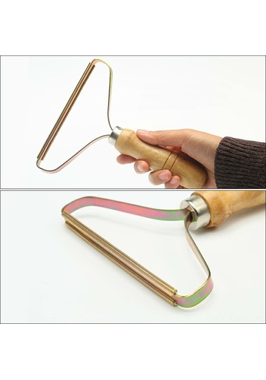 Monyee Ev Kullanıma Uygun El İşlemli Tüy Ve Telliği Kaldıran Cihaz - Giyim Bakımı İçin Tüy Kesici Ve Telliği Düzeltici Haki