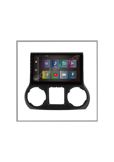 Govimaks Jeep Wrangler Uyumlu 2010-2018 8 Gb Ram 128 Gb Hafıza Androıd Multımedıa Teyp 9"
