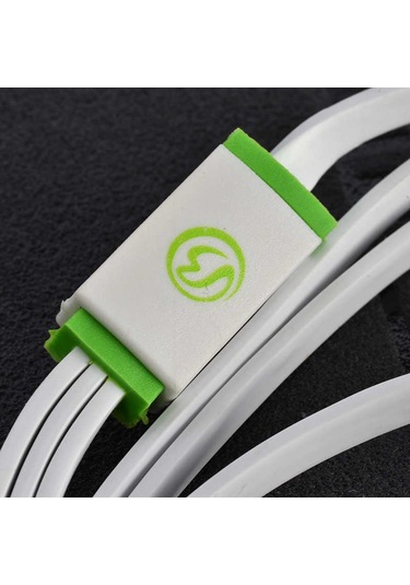 Beyaz High Speed 3 İn 1 Lightning Micro Type-c Usb Kablo-zore