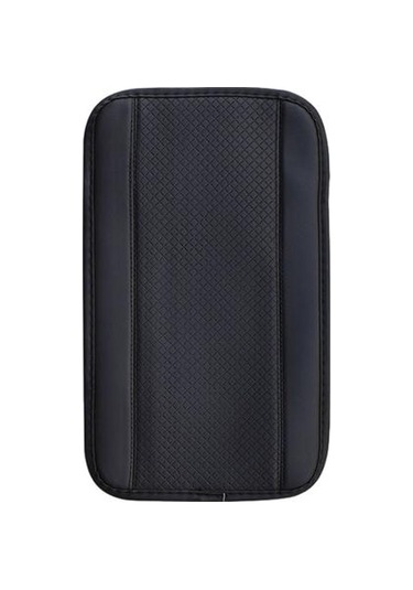 Evrensel Araba Kol Dayama Oto Merkezi Koruyucu Örtü Kutusu Konsol Yumuşak Yastık Mat Dayanıklı Suni Deri C