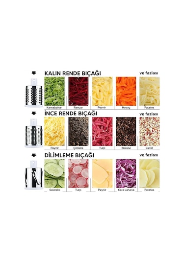 Cooker Paslanmaz Çelik Çevirmeli Rende Kollu Sebze Doğrayıcı Ckr3380-pembe Pembe