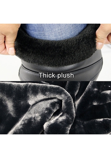 Sones 1 Çift Bacaklar Koruyucu Kalınlaşma Rüzgar Soğuk Geçirmez Isınma Motosiklet Kneepad Diz Pedleri Siyah