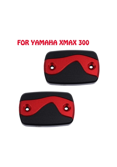 Dinosaurs Xmax Logosu Kırmızı Yamaha Yamaha Xmax3002 015-2018 Modifiye Fren Yağı Deposu Kapağı Pompa Kapağı Yağ İçin Uygundur Gosterildigi Gibi