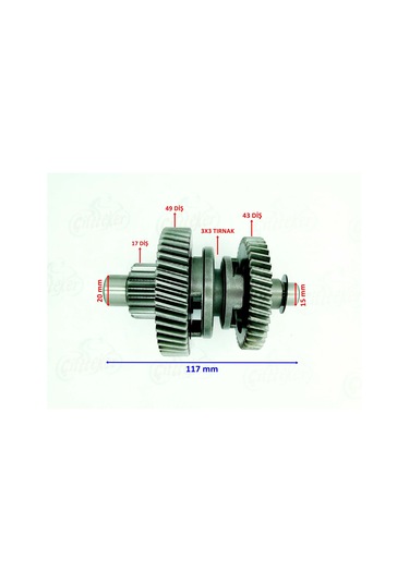 ATV LX 200 ŞANZIMAN GERİ VİTES YÖN DİŞLİ SETİ