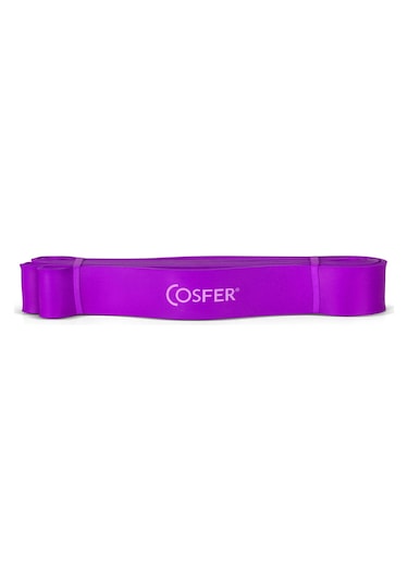 Cosfer Latex Güç Bandı 21 Mm Mor