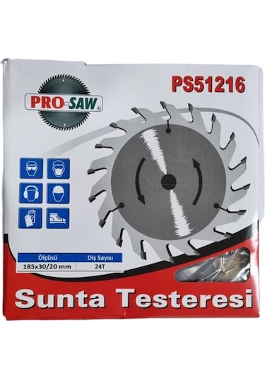 Pro-saw 51216 Sunta Kesme Testeresi 185 MM 24T3020