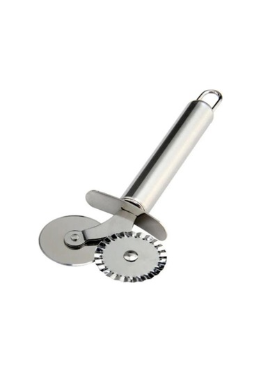 Çift Başlı Çelik Pizza Kesici Ve Hamur Ruleti Diğer