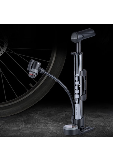 Gıyo Taşınabilir Hava Pompası Mtb Yol Bisikleti Şişirme Aleti 120psı Yüksek Basınçlı