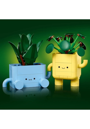 LEGO® Botanicals Mutlu Bitkiler 10349 - 9 Yaş ve Üzeri Çocuklar için Dekoratif Çiçek Yapım Seti (217 Parça)