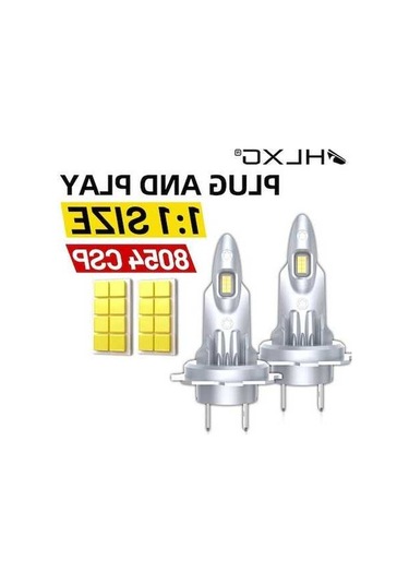 Flybuy Hlxg Turbo H7 Led Canbus Mini Kafa Lambası 2pc 6500k Beyaz Led, 12v Plug And Play 12