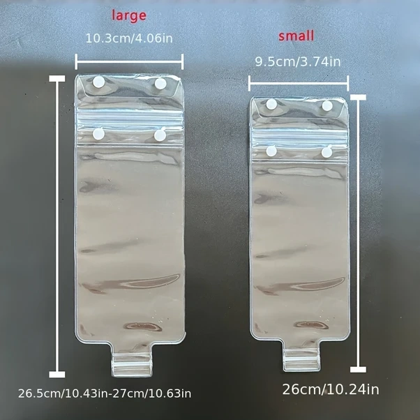 Fochsia Büyük Boy Bisiklet Yağmurluklu Telefon Kılıfı Şarj Kablosu Yuvası Pvc Malzeme