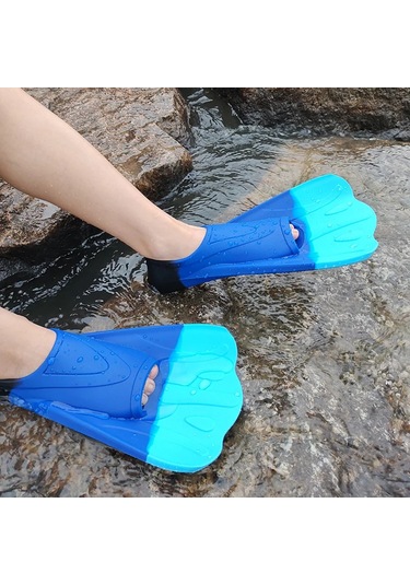 Yaz Turizmi İçin Yeni Renkli Yüzme Eğitim Yüzgeçleri, Elastik Ve Çok Renkli