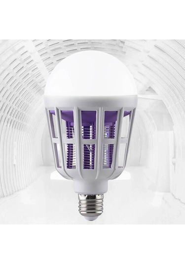 Shineyee Led E27 9w Işık + 365nm Mor Işıklı Kovucu, 3 Modlu Normal Işık, Zayıf Işık, Sadece Kovucu , 175-265v, Yumuşak Malzeme, Ev/hastane Uygun