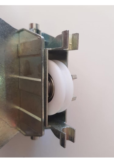 Indaux Sürgülü Gardırop Ön Dış Kapak Taşıyıcı 2Li Teker