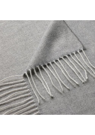 Tv Battaniye,Koltuk Örtü MeridyenDukkan Püsküllü Örtü IKEA Gri Renk 120x160 cm