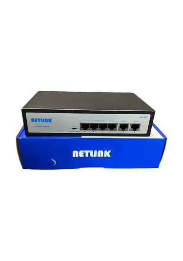 NETLİK 4 PORT 10/100 POE + 2 10/100 UPLİNK